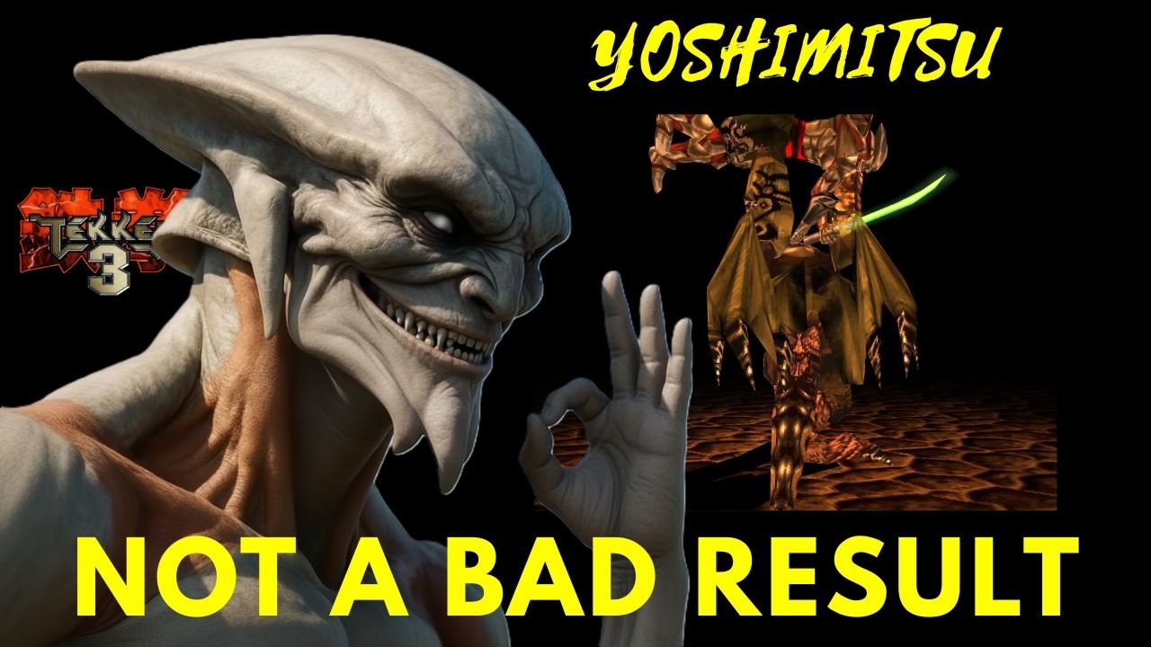 Tekken 3 - YOSHIMITSU - NOT A BAD RESULT (DIFFICULTY LEVEL HARD)