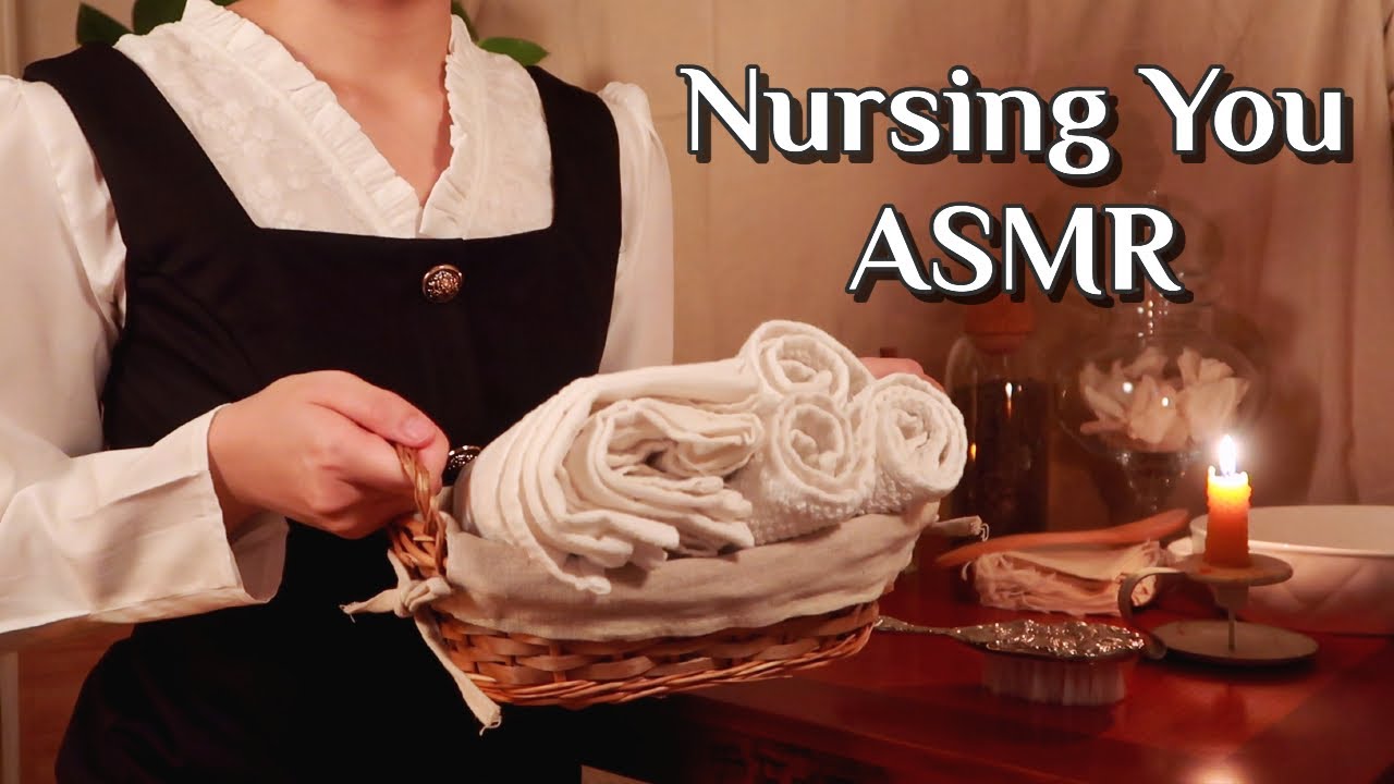 ASMR RP | Taking care of you while you're sick 🤒 {comforting personal attention, layered sounds}