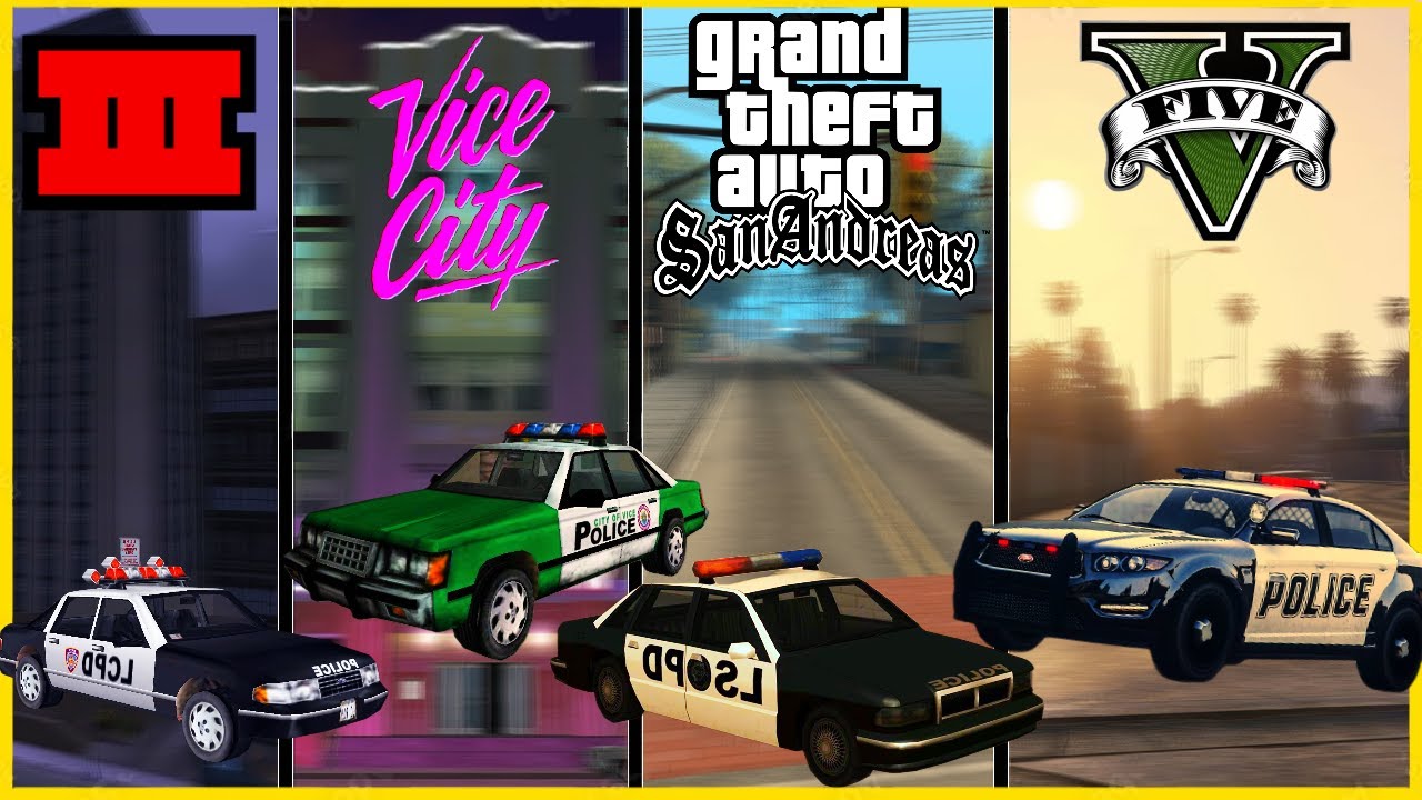 WHICH POLICE CAR IS BEST IN ALL GTA GAMES #gta