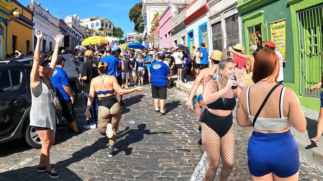 CARNAVAL NAS LADEIRAS DE OLINDA 23 FEVEREIRO 2025 PERNAMBUCO BRAZIL