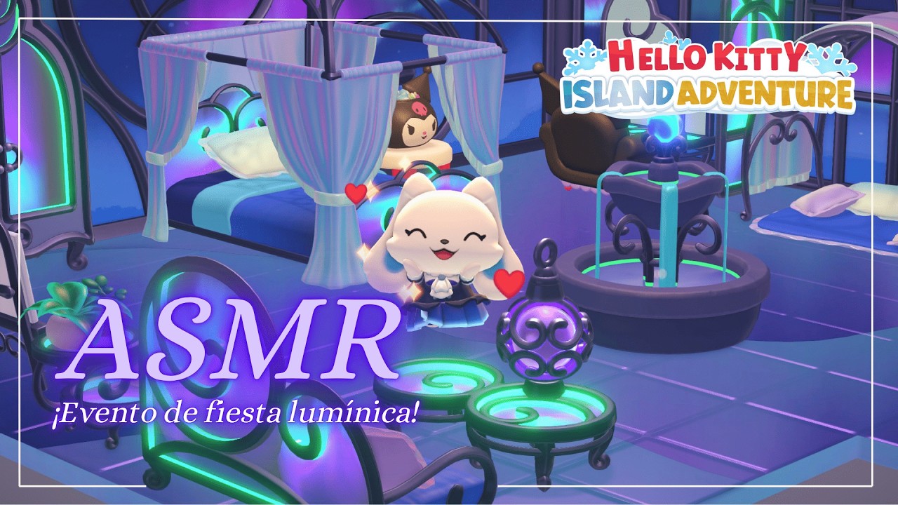 ASMR ⋆˚࿔ MOUTH SOUNDS, TAPPING y sonidos de mando 🐰🏝 | Hello Kitty Island Adventure [susurrado]