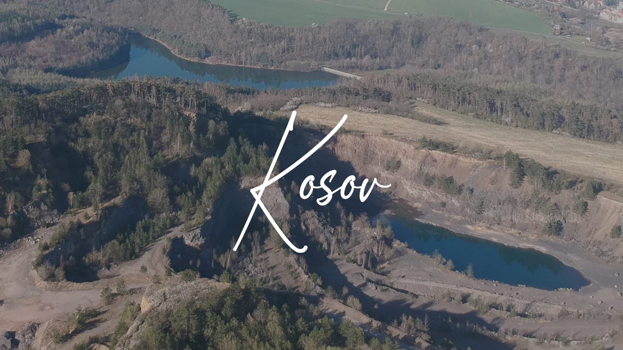 Česká příroda - Lom Kosov, Suchomasty, Beroun dronem, tip na výlet :: Central Bohemian Region