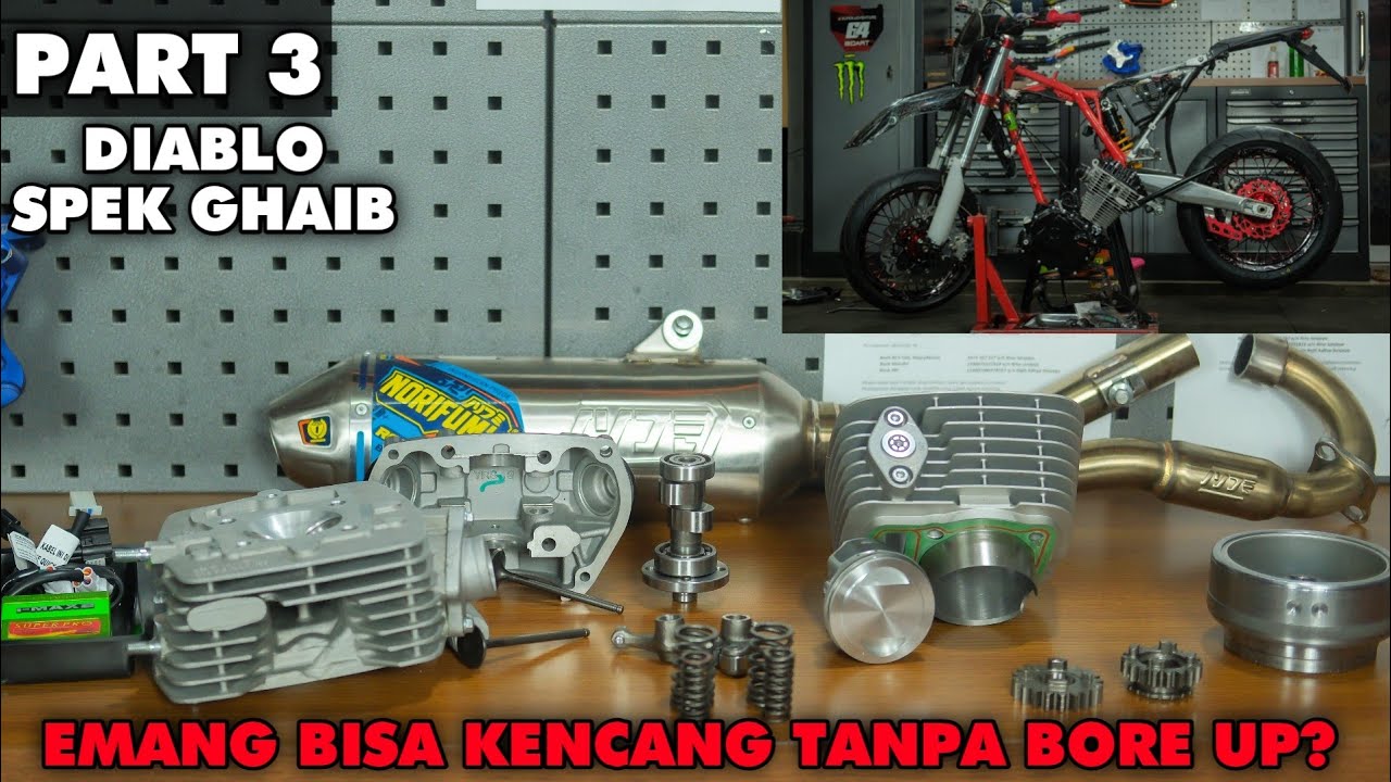 BEDAH MESIN DIABLO 230cc PART 3