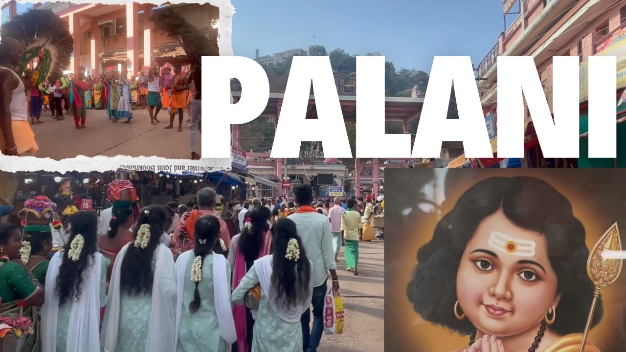 [4K ] പഴനി മുരുകൻ ക്ഷേത്രം | The Palani Murugan Temple | പഴനി സുബ്രഹ്മണ്യസ്വാമിക്ഷേത്രം |Tamil Nadu