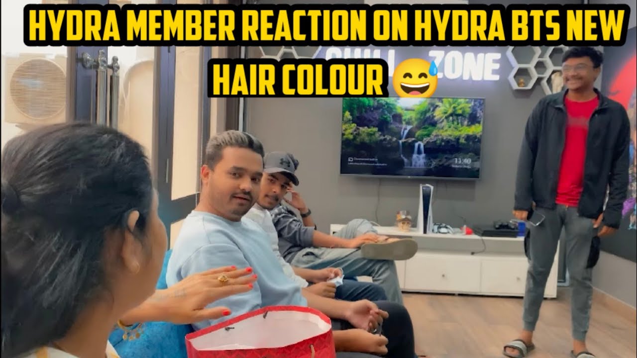 Hydra Member Reaction On Hydra BTS New Hair Colour 😅 | HYDRA PLAYS