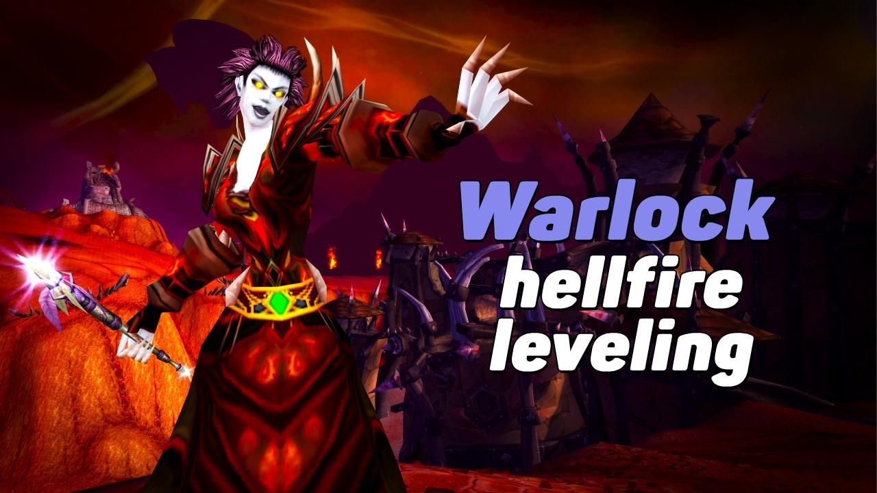 WoW Classic TBC 🐲 Chill Warlock leveling 😈 #wowclassic
