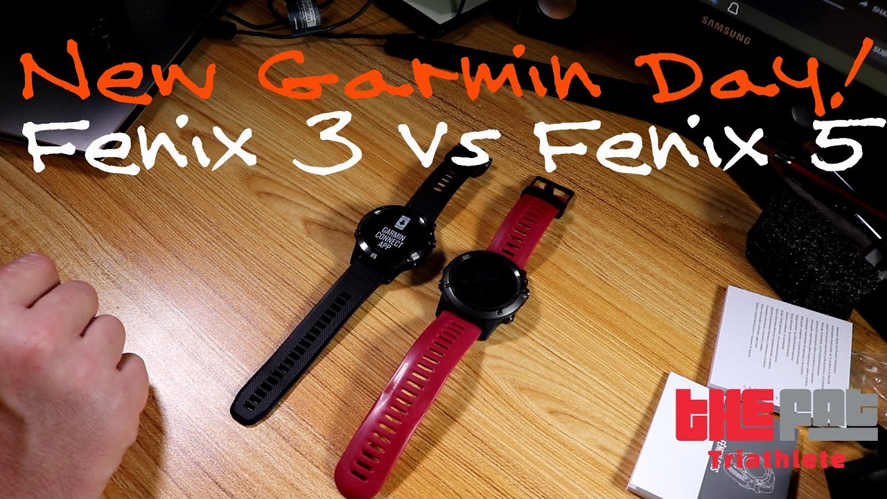 New Garmin - Fenix 3 Vs Fenix 5