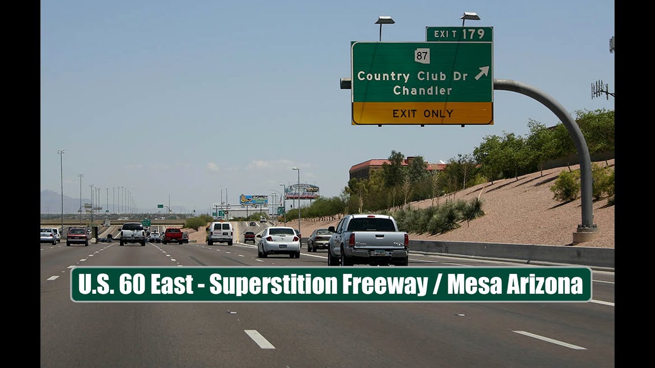 U.S. Route 60 an 202 loop in Mesa AZ