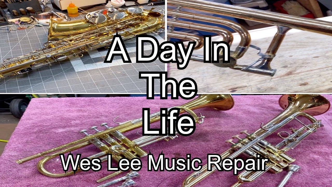 A Day in the Life of Band Instrument Repair- Wes Lee Music Repair