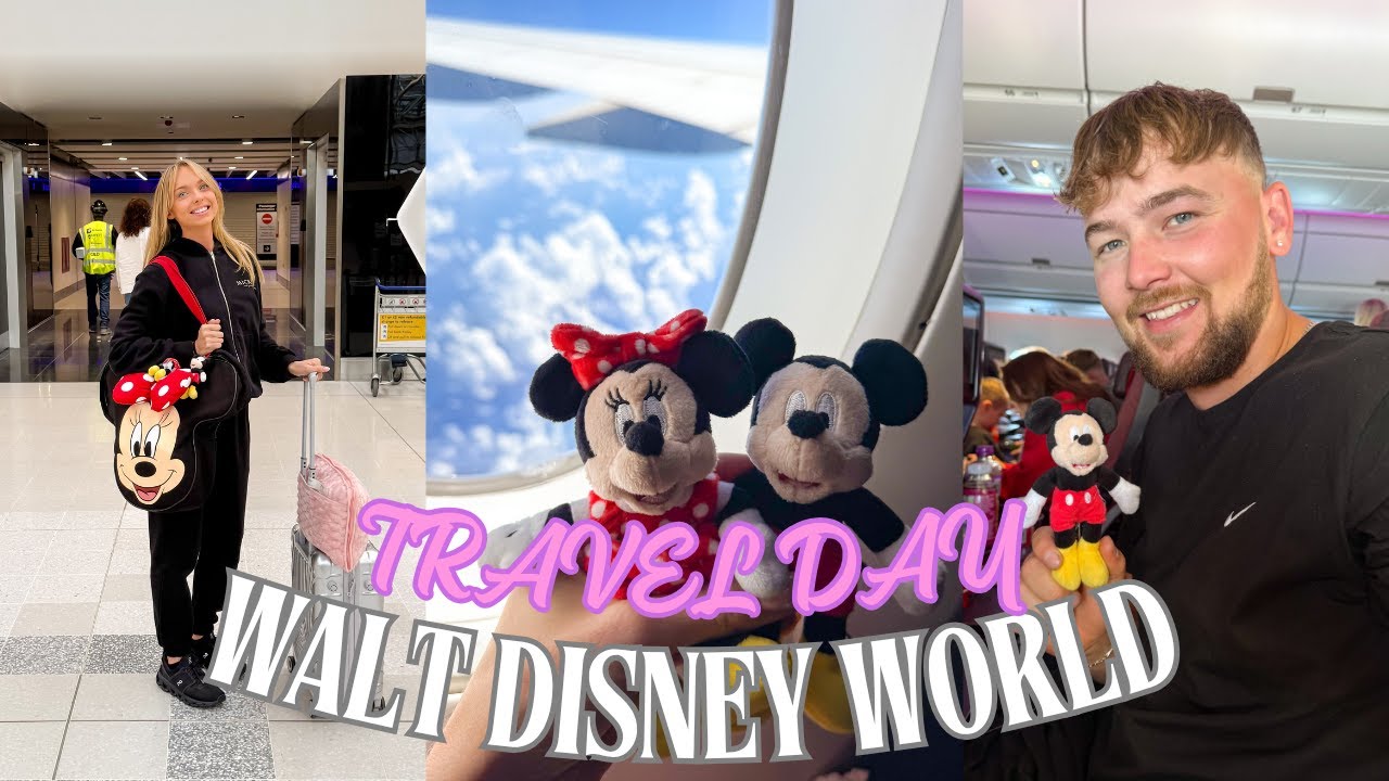 WALT DISNEY WORLD TRAVEL DAY | FLYING WITH VIRGIN & CHECKING IN AT DISNEY'S BOARDWALK✈️✨😭