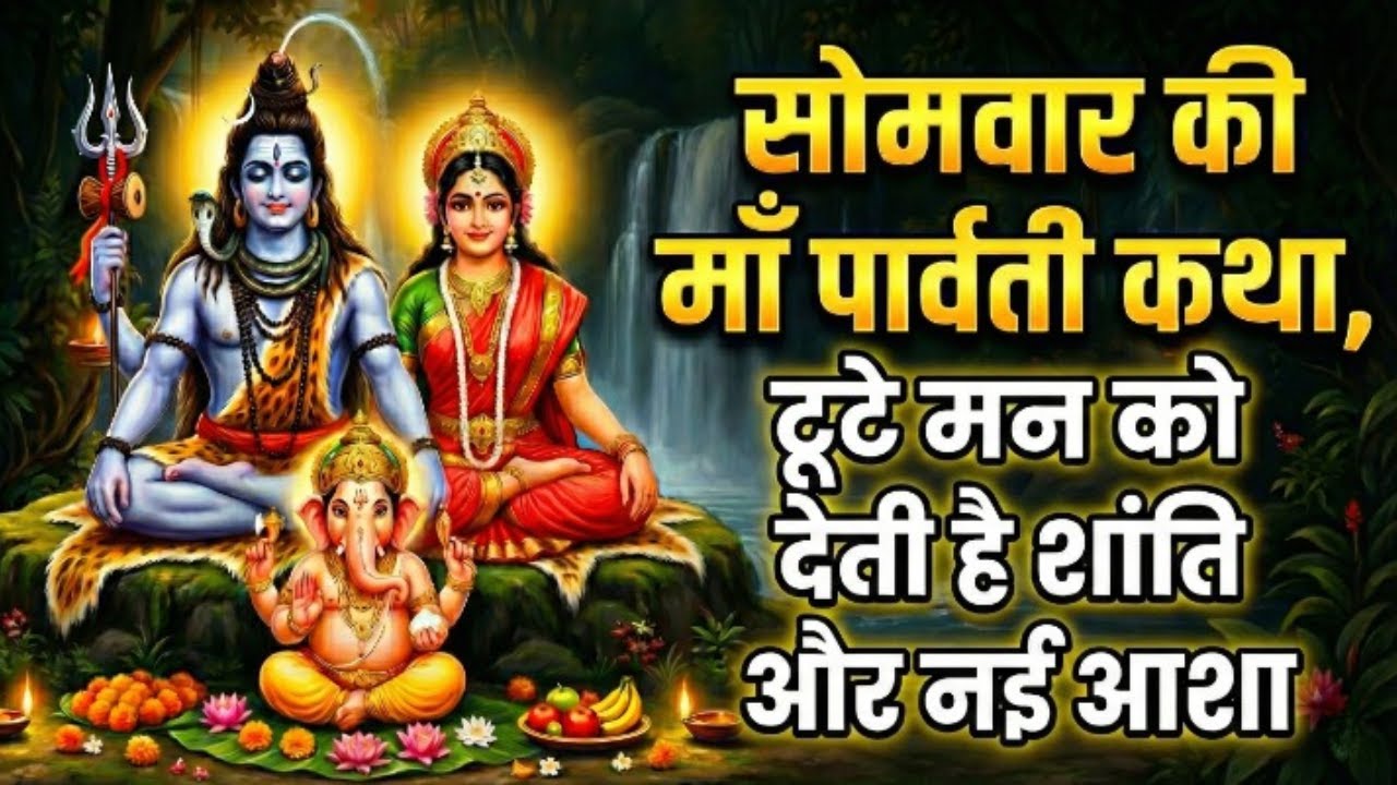 जब मन टूटने लगे तो यह सोमवार की कथा जरूर सुनिए | Maa Parvati Divine Story