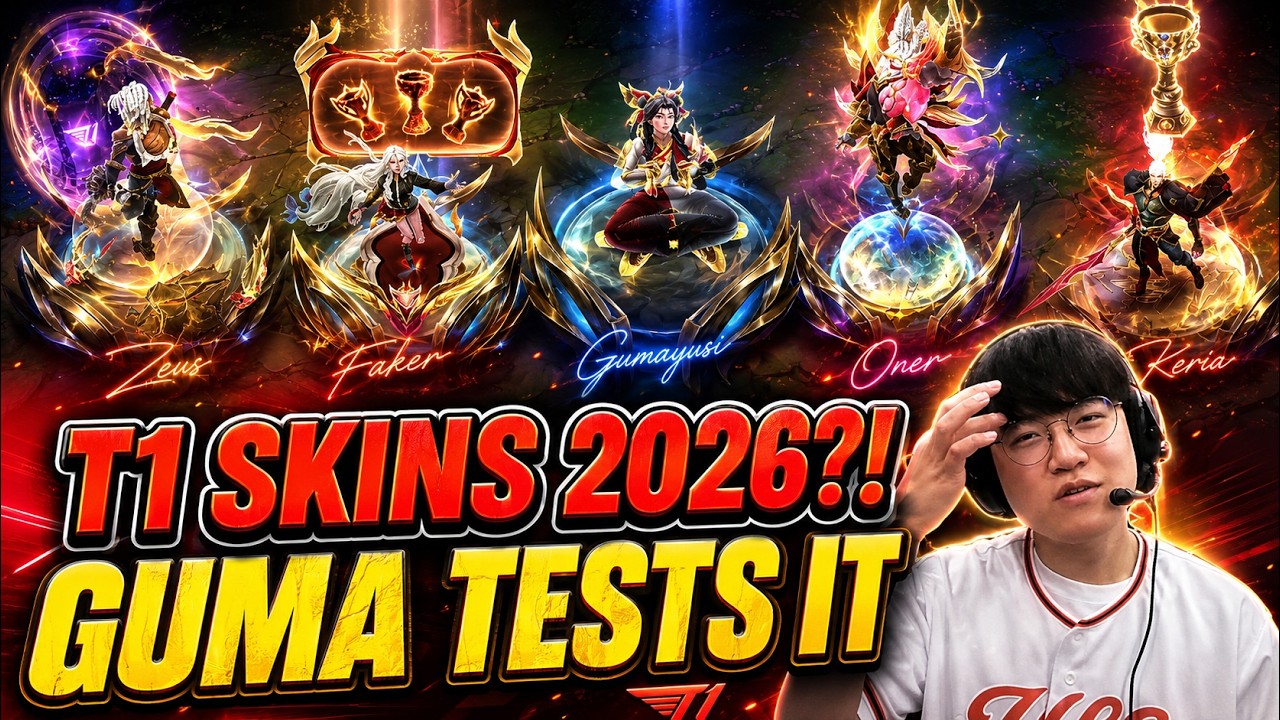HLE Gumayusi Stream Try All T1 World Winners Skins 2025 [ENG]