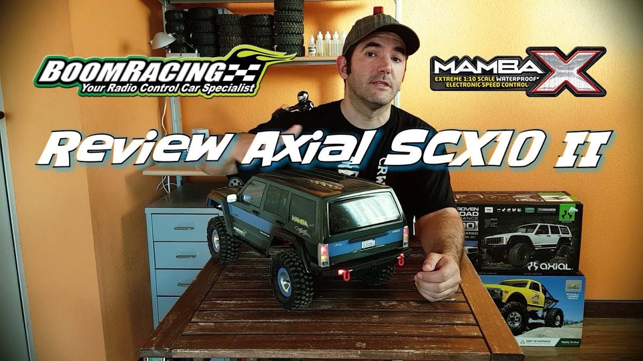 Review SCX10 II opcionado en español
