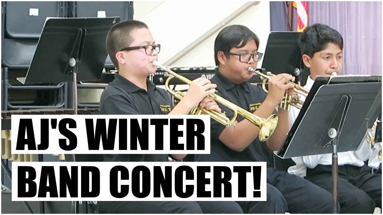 AJ'S WINTER BAND CONCERT! - December 9, 2015