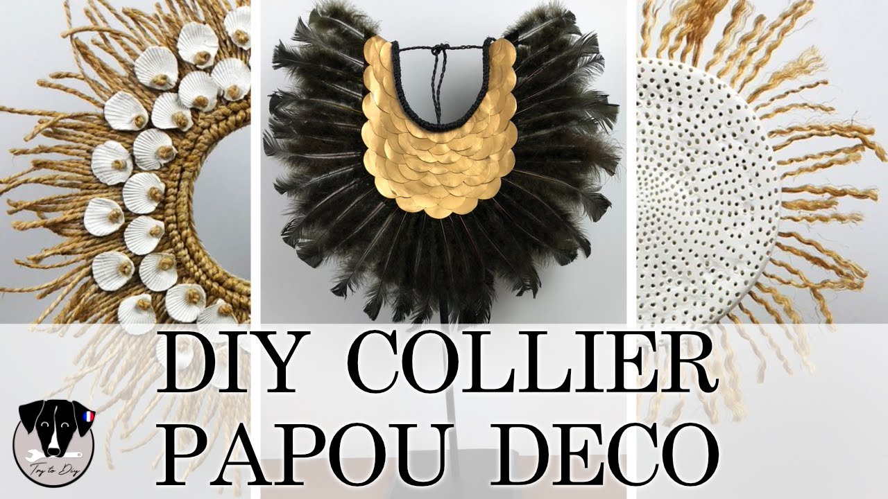 TUTO COLLIER PAPOU - DECO BOHO MAISON