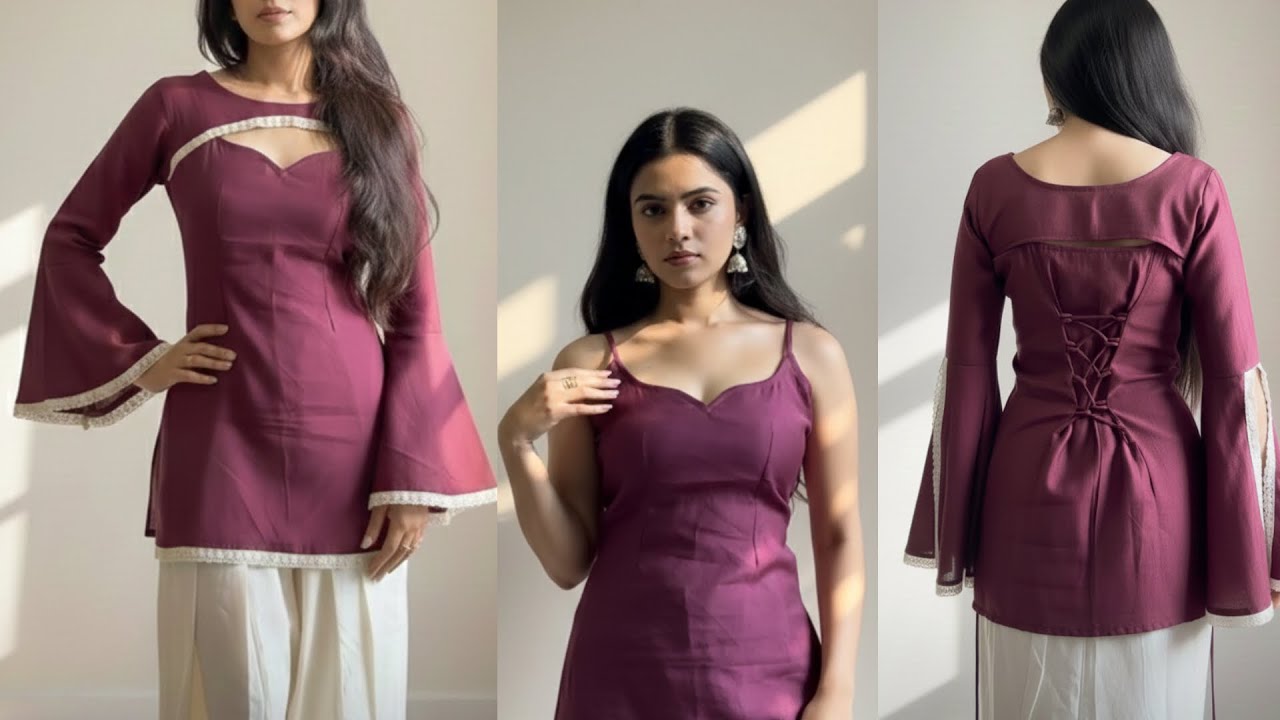 Instagram Viral Kurti Design  | Meesho Trending Kurti Cutting & Stitching | M Size
