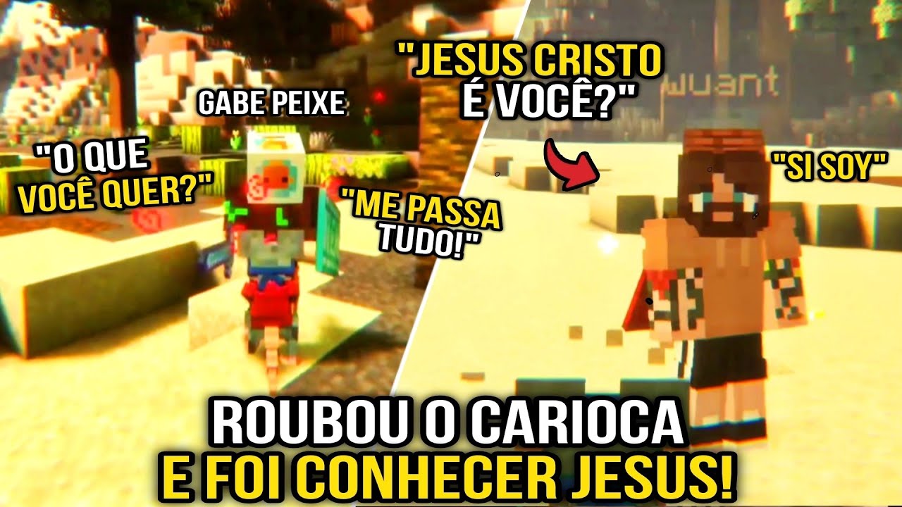 RATOIER ASSALT0U UM CARIOCA E FOI CONHECER JESUS KKKKK | QSMP