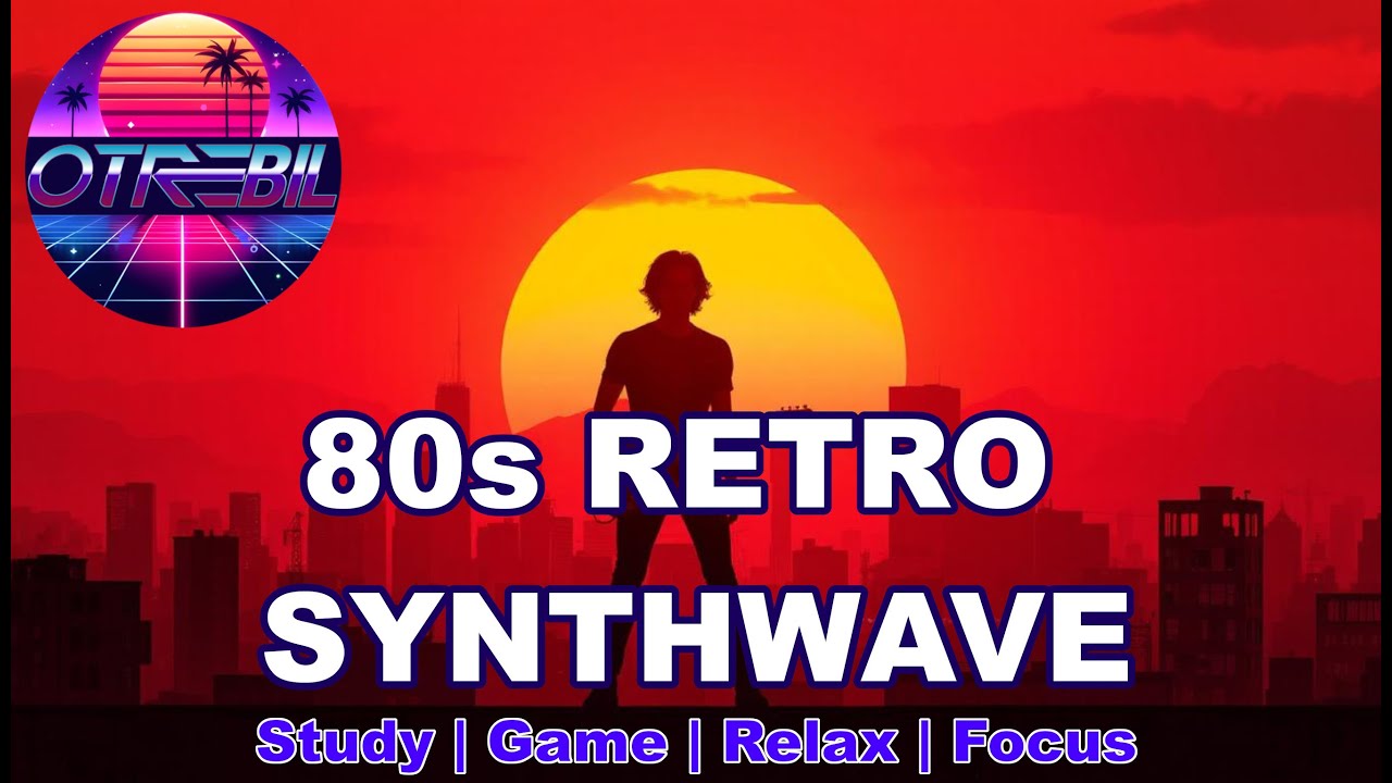 RETRO ACTION NIGHTS - 80s instrumental Synthwave music for Gaming, Study & Chill 2025