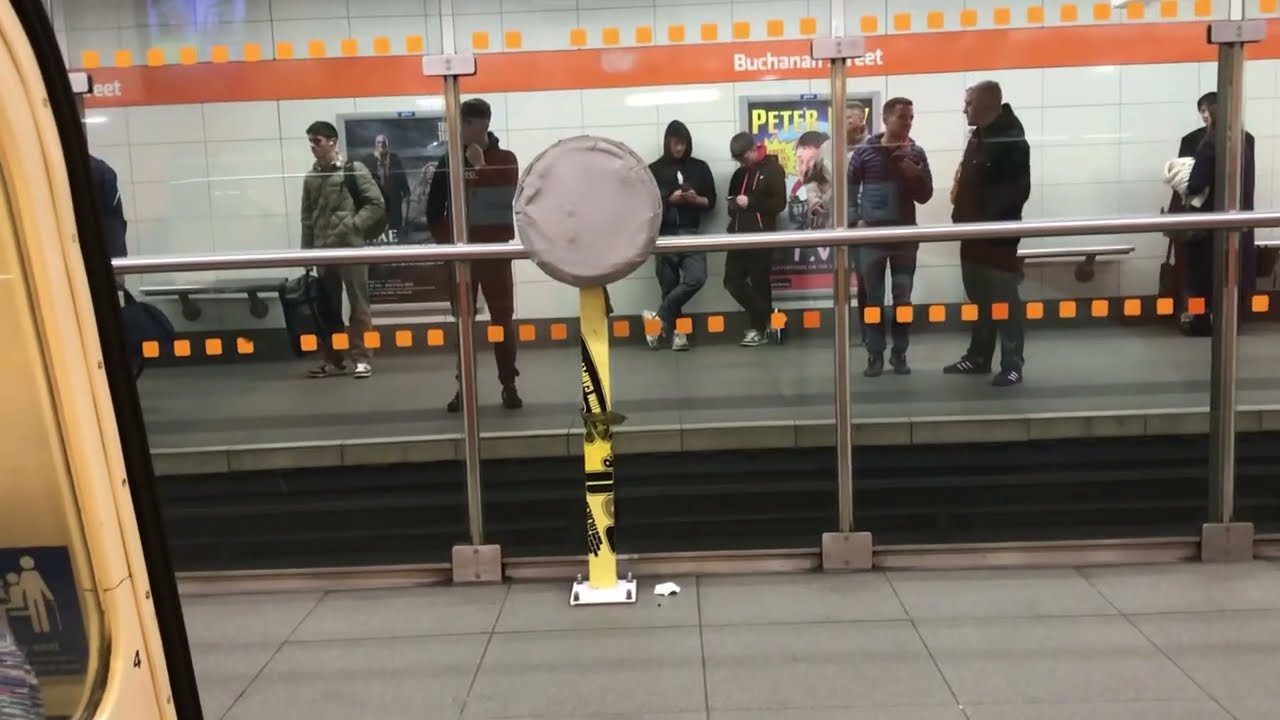 Buchanan Street to Partick on the Inner Circle of the Glasgow Subway