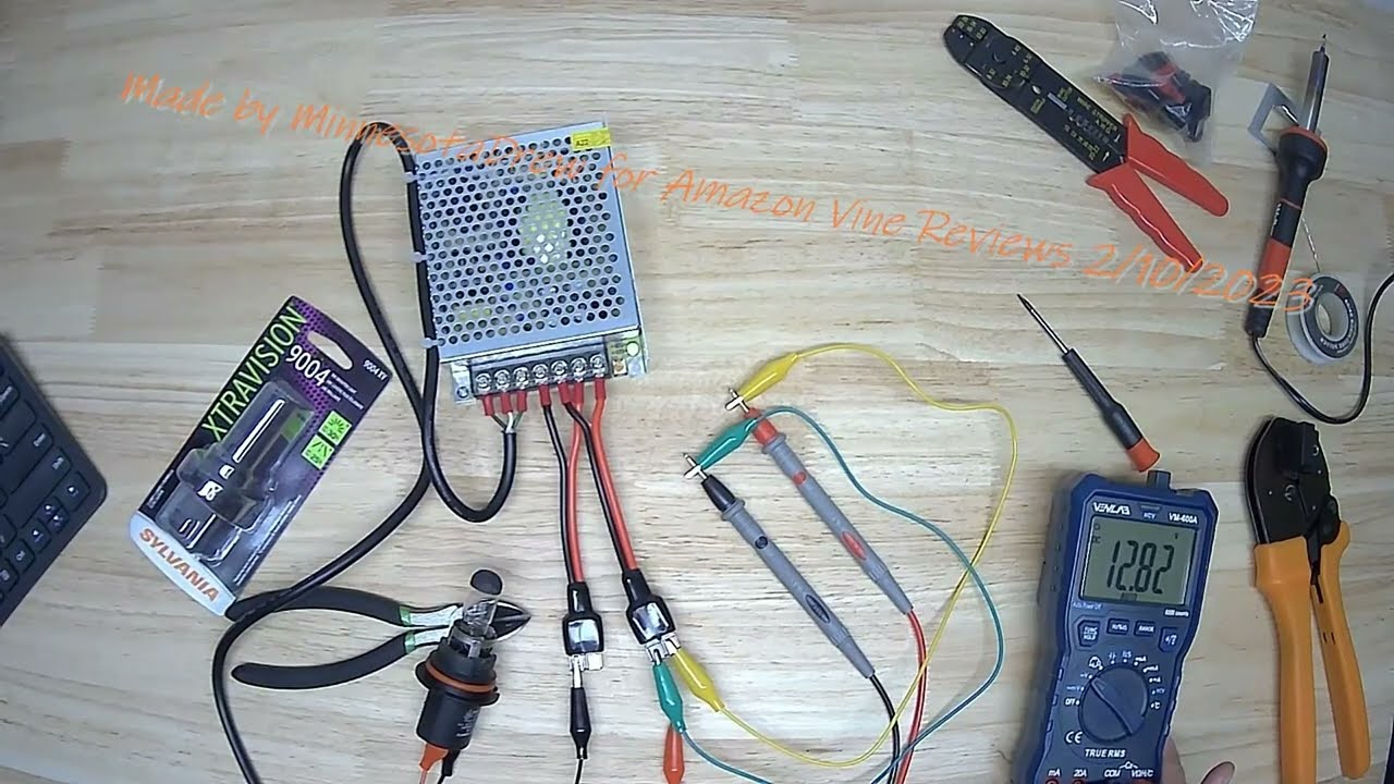 Juyace 12V 10A 120W Power Supply Adapter Review, Works well, adjusts to 13 5v