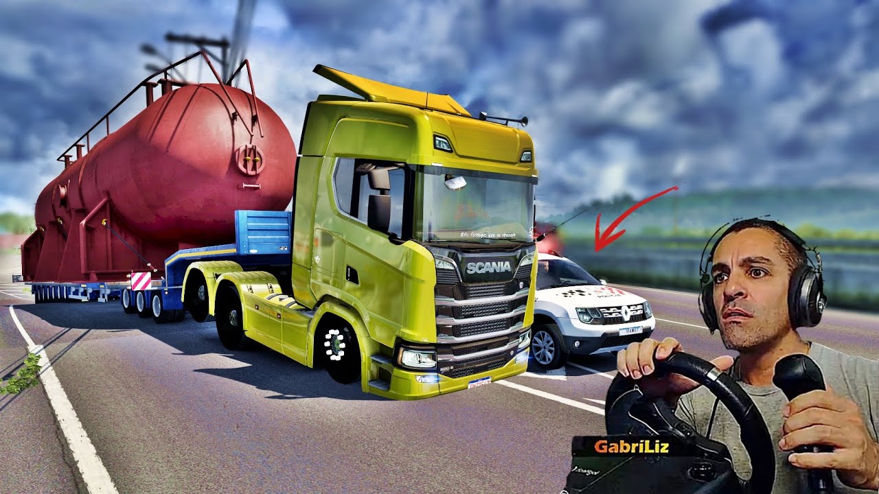 FUI ESCOLTADO NESSE TRANSPORTE GIGANTESCO DE 70 TONELADAS - Vida de Caminhoneiro 336 - Euro Truck 2