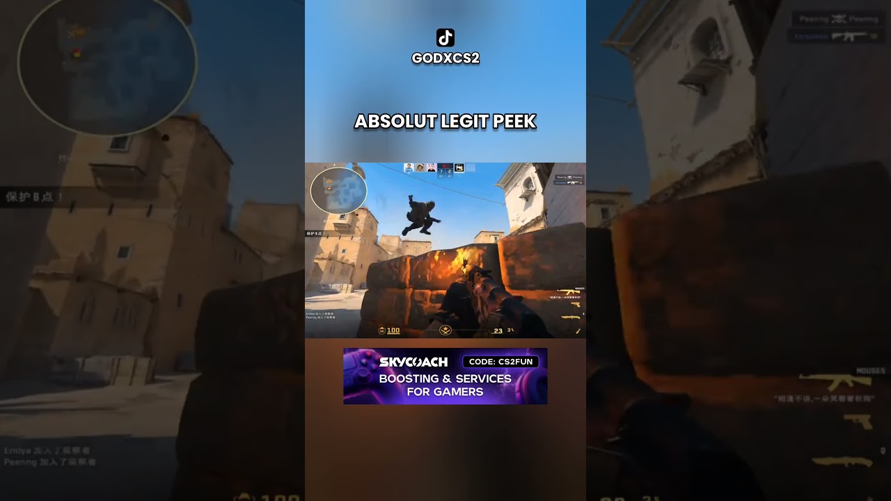 absolut legit peek #funny #cs2
