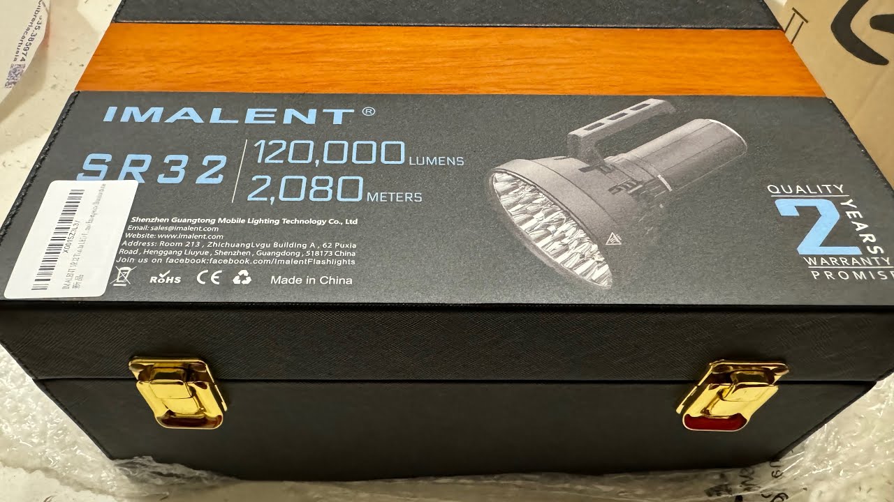 Imalent sr32 la torcia più potente del Mondo e di Matera 