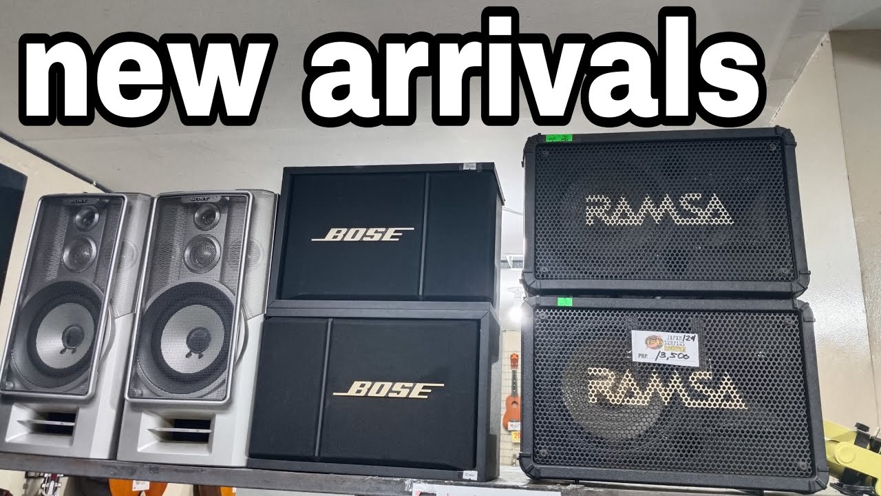 Japan surplus new arrivals speaker amplifier BOSE RAMSA Bukas na poh!! 