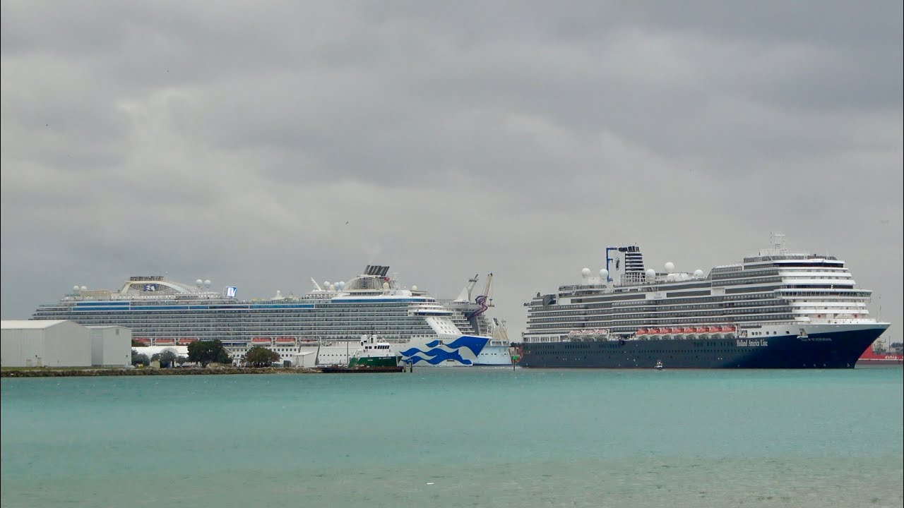 6 Ships Depart Port Everglades Ahead of a Cold Front