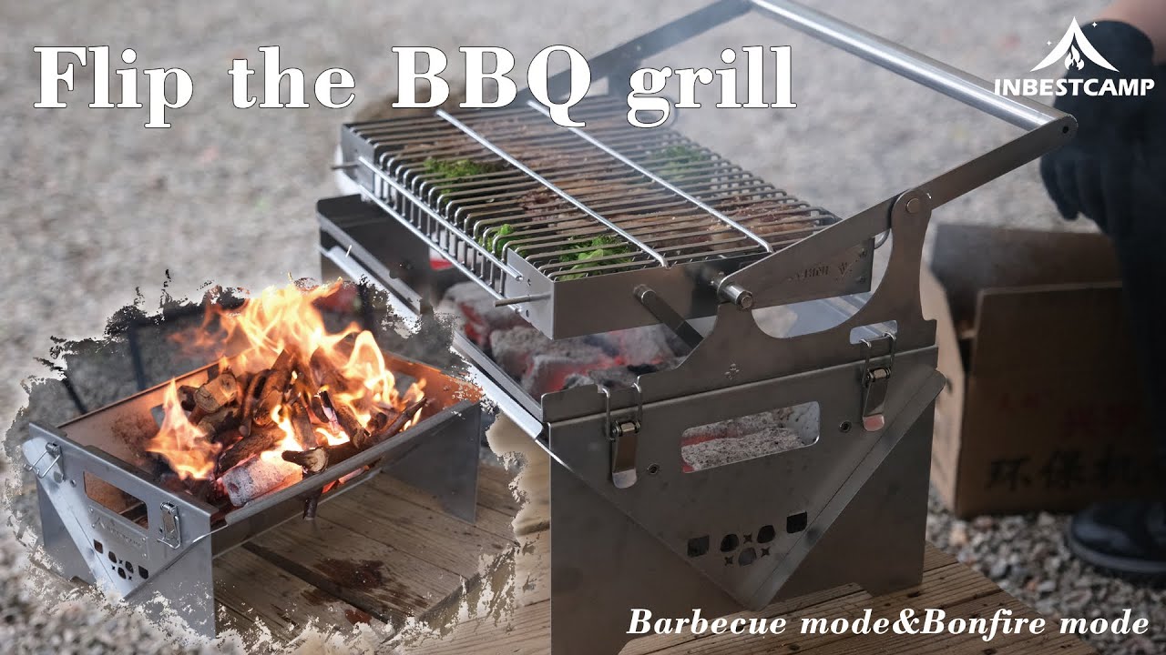 【 Recommend this flip barbecue grill! 】The user experience of the INBESTCAMP BBQ Grill series.