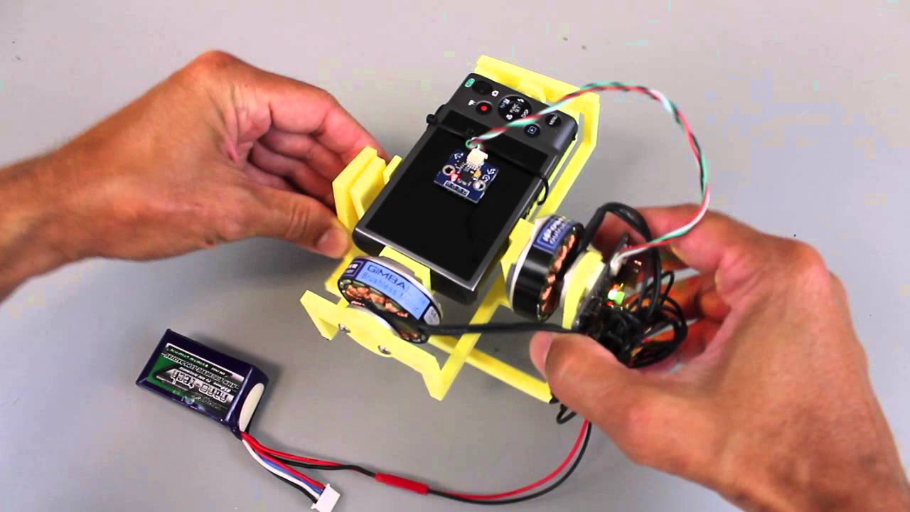 3D Printed Downward Gimbal for Aerial Mapping