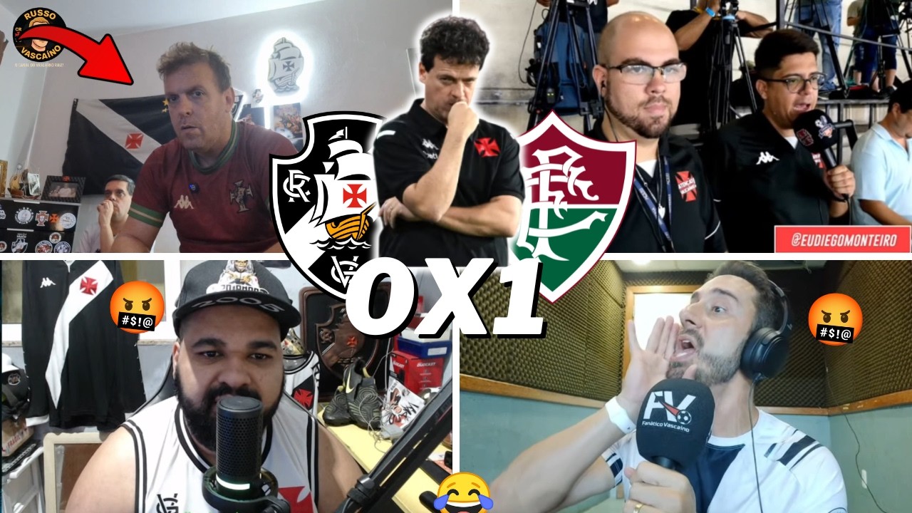 REAÇÕES DOS VASCAINOS REVOLTADOS | VASCO 0 X 1 FLUMINENSE | SEMI FINAL CARIOCA 2026 -VAMOS RIR KKK