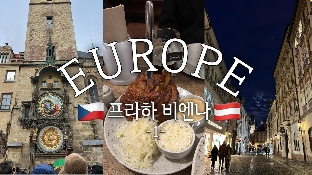 동유럽 여행기 🇨🇿체코 프라하🇦🇹오스트리아비엔나 | 동유럽 1편