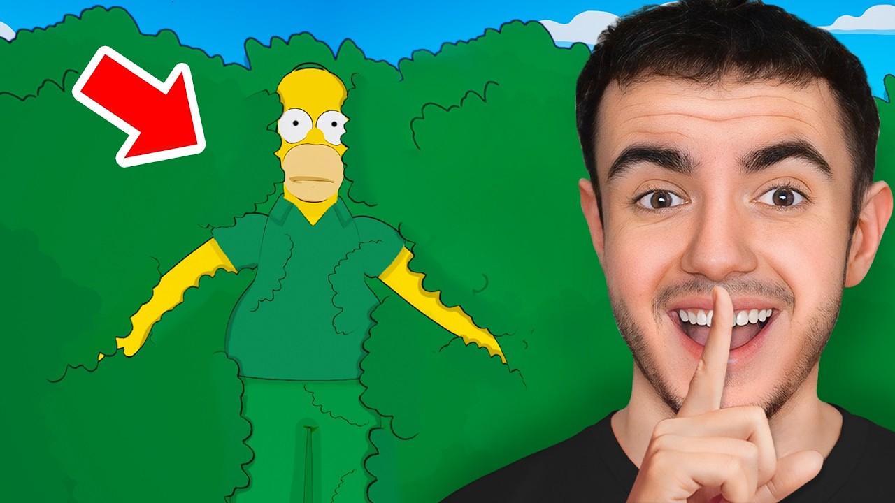 Fortnite Simpsons Hide & Seek!