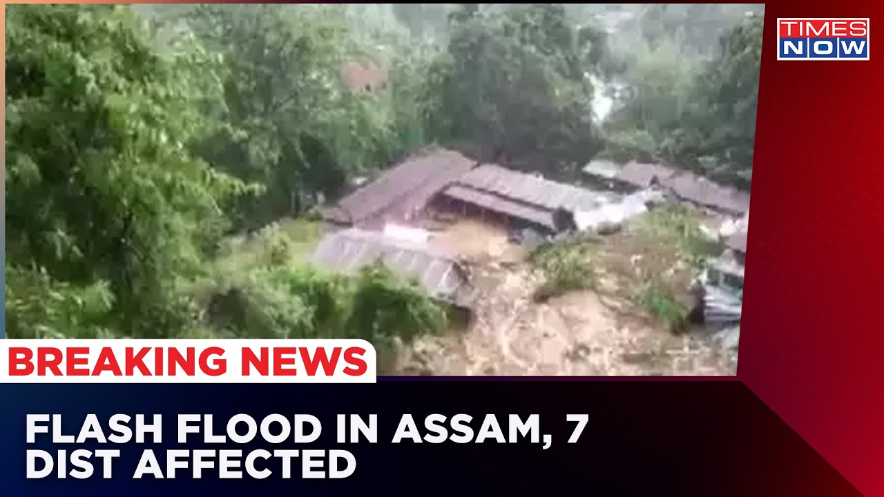 Assam Flash Floods: Landslides Hit Several Areas, 222 Villages Of 7 Dist Affected