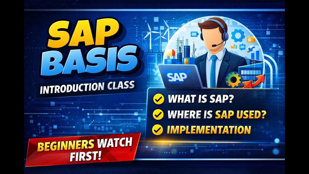 SAP BASIS Introduction | What is SAP? Where is SAP Used? Implementation Explained