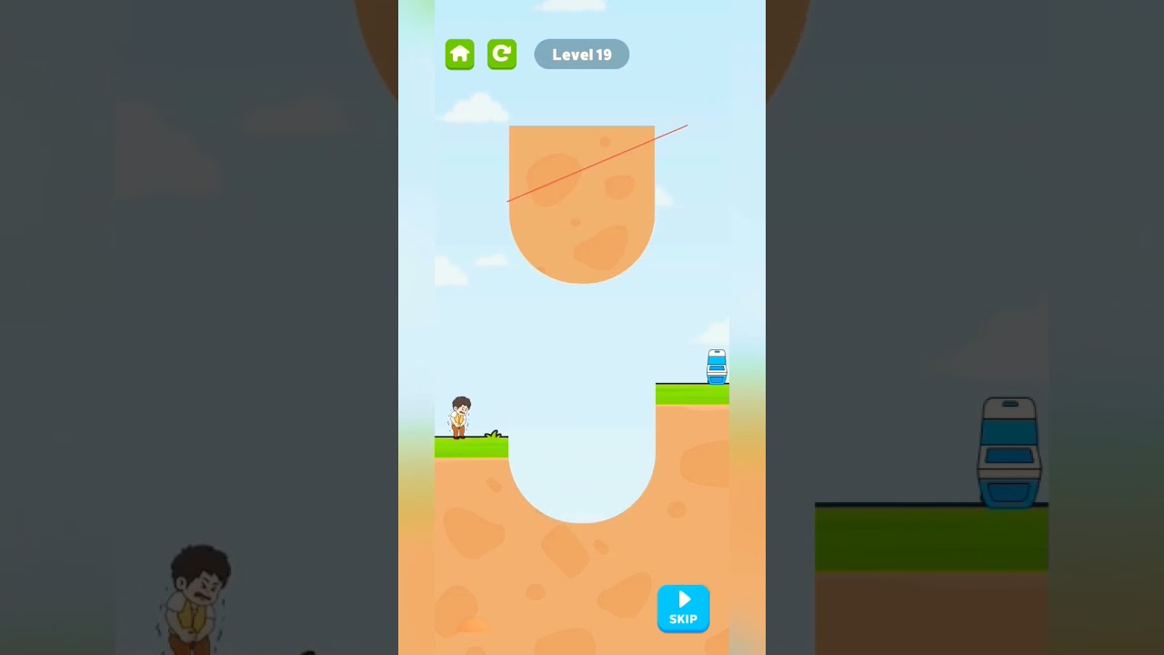 Slice to save all levels gameplay ☑️ #lv19 #shorts #gaming #gameplay #games