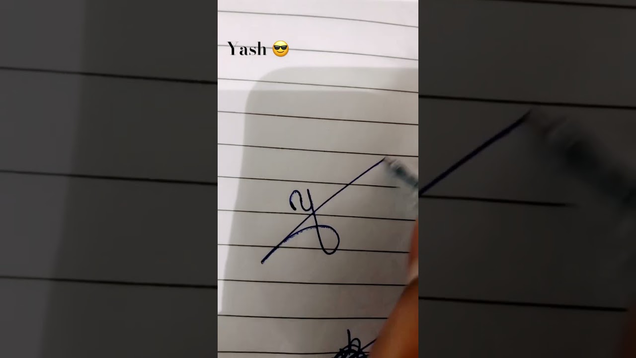 Yash name signature request done ✅ #shortvideo #ytshorts #youtubeshorts