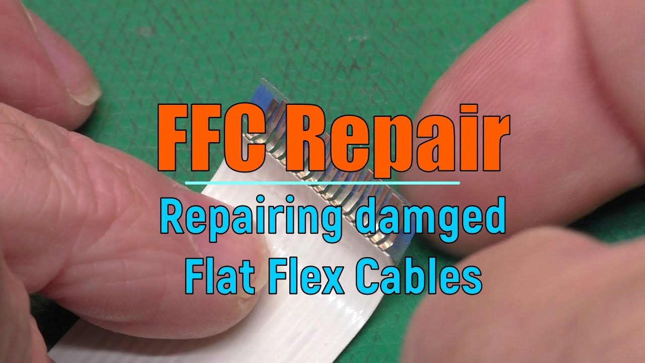 Flat Flex Cable Repair - Can we save our aging FFCs?
