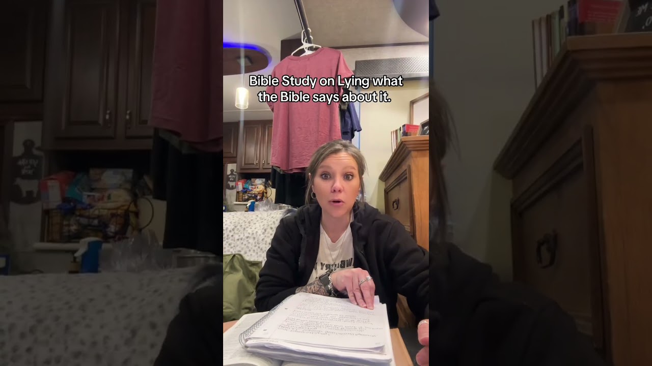 Bible study on LYING #letgoletgod #lying #speaktruth #faith  