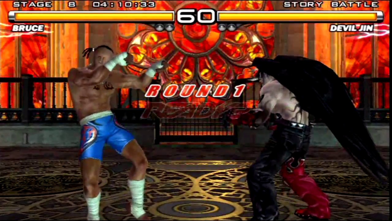 Tekken 5 (PlayStation 2) Story Battle as Bruce