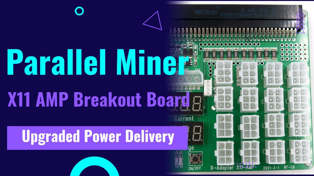 Parallel Miner X11 AMP Breakout Board Review