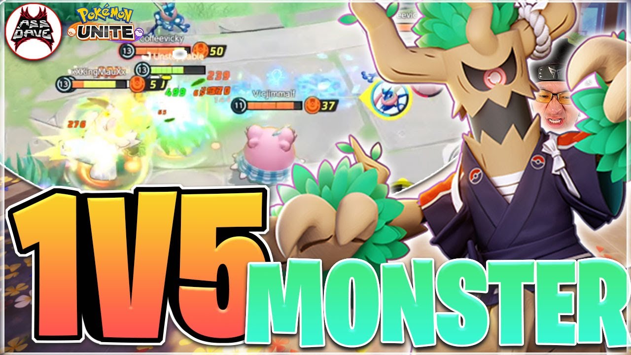 Trevenant is NO.1 Defender, and This is Why! Pokemon UNITE 寶可夢大集結