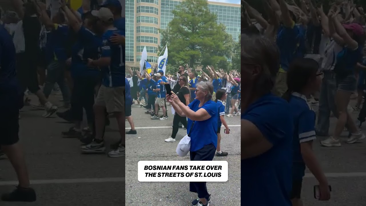From Sarajevo to St. Louis, Bosnia & Herzegovina fans know how to bring the energy 🇧🇦