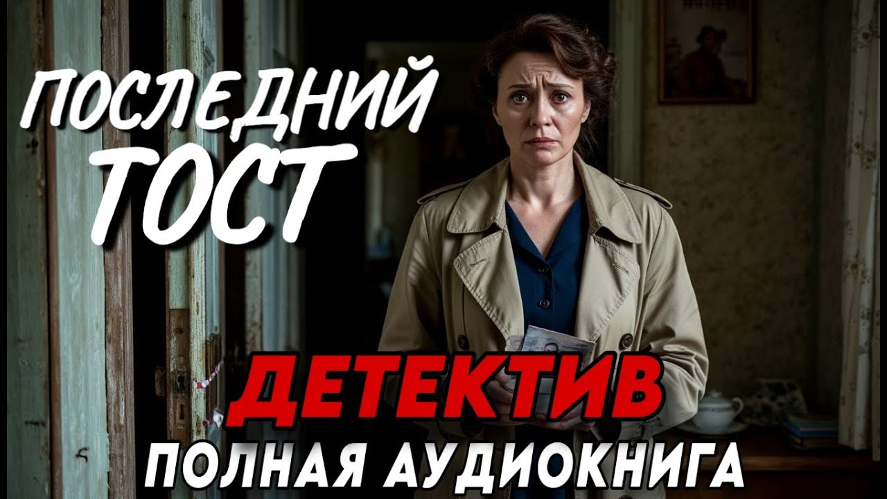 Аудиокнига ПОЛНАЯ :  ПОСЛЕДНИЙ ТОСТ | Слушать ДЕТЕКТИВ