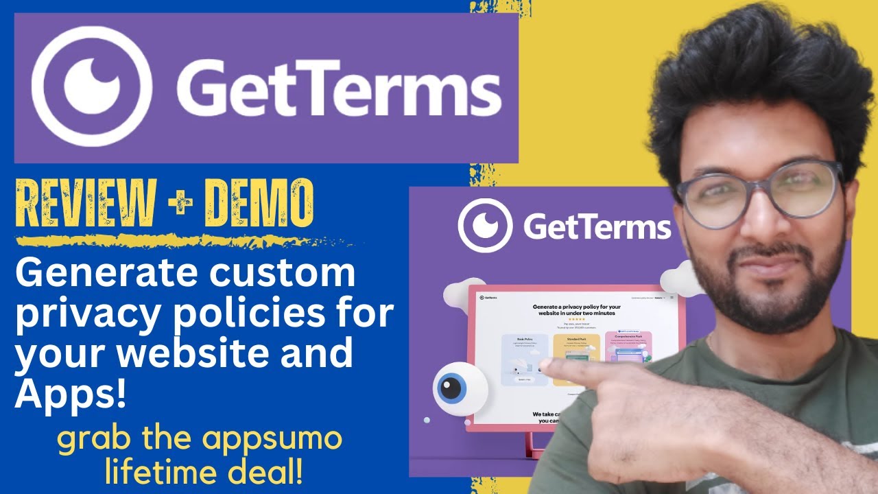 GetTerms Review + Demo &ndash; Generate custom privacy policies for your website and Apps!