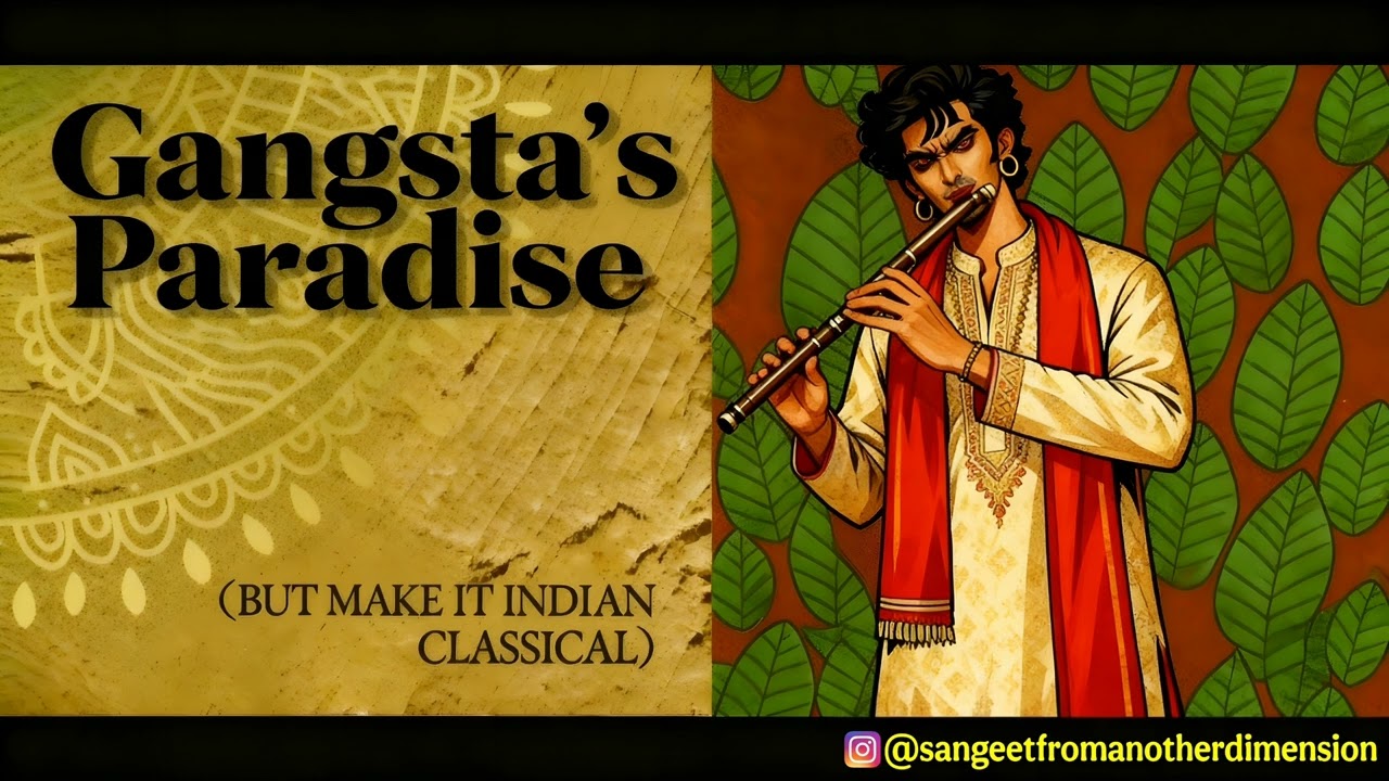 Gangsta's Paradise but make it Indian classical (instrumental) 