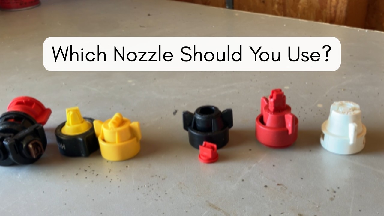 How to Choose a Sprayer Nozzle 