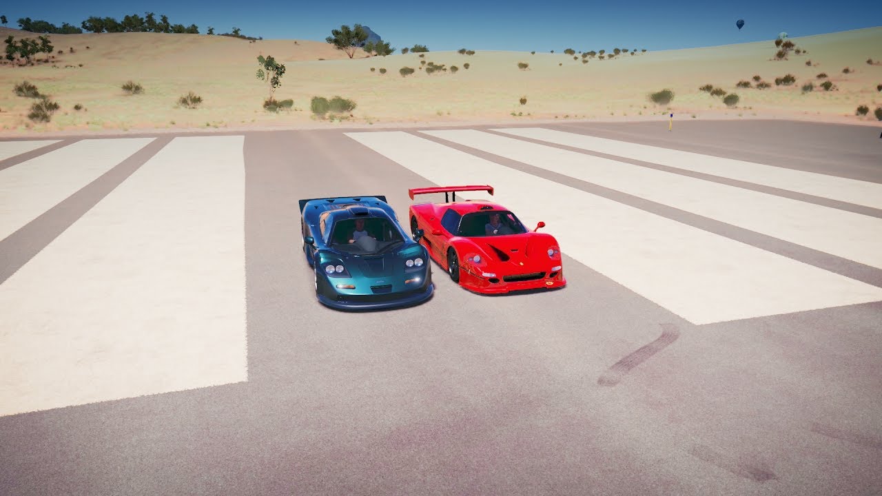 Forza Horizon 3 - Ferrari F50 GT vs McLaren F1 GT Drag Race!