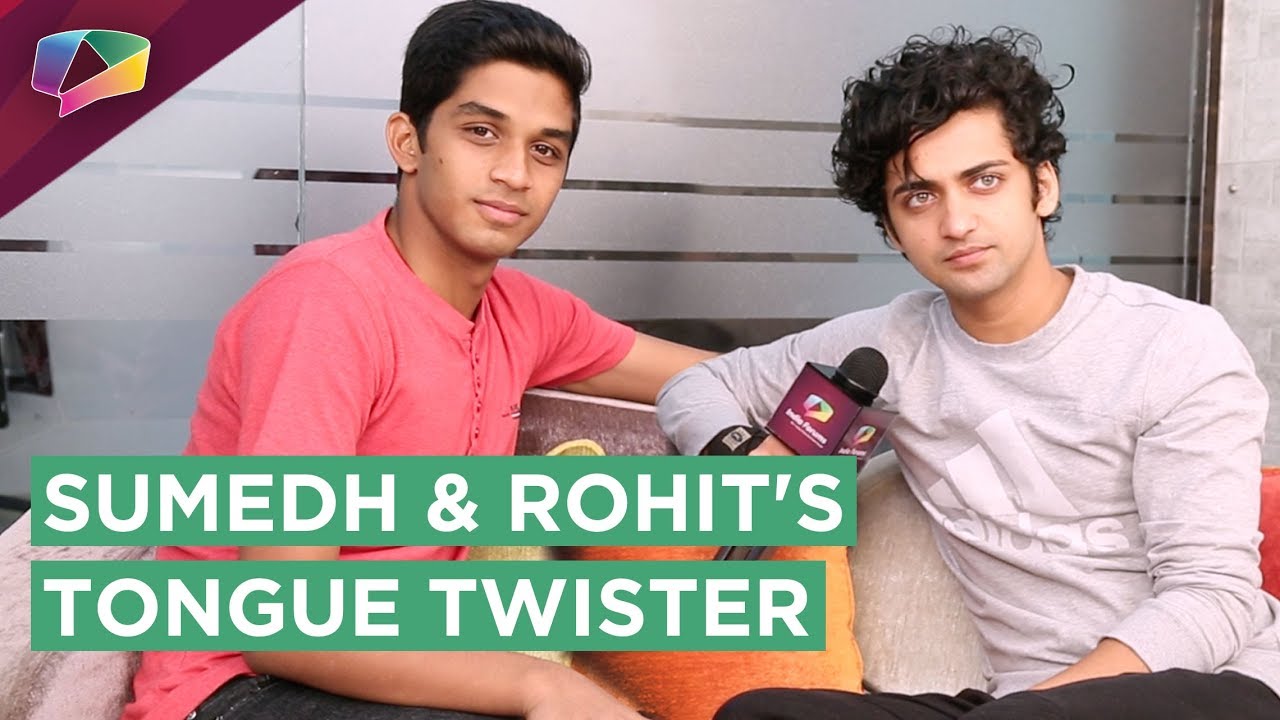 Sumedh Mudgalkar And Rohit Phalke Twist Their Tongues With India Forums